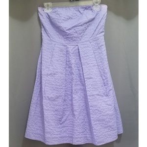 J. Crew strapless dress.